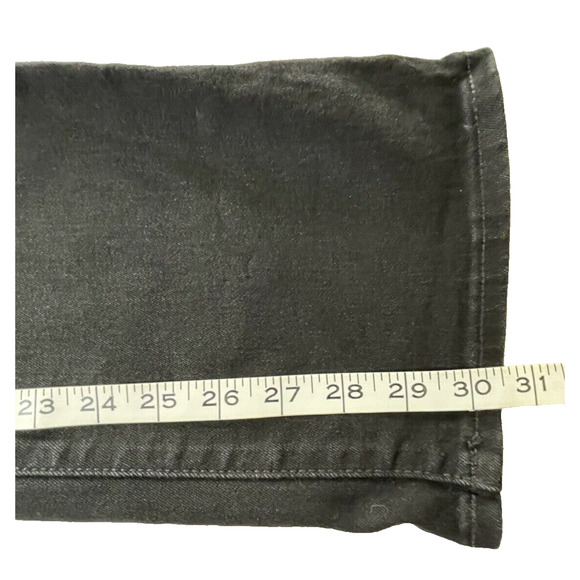 Old Navy High Rise Kicker Boot Cut Jeans Size 12 Womens Black Denim Womens - Picture 10 of 11